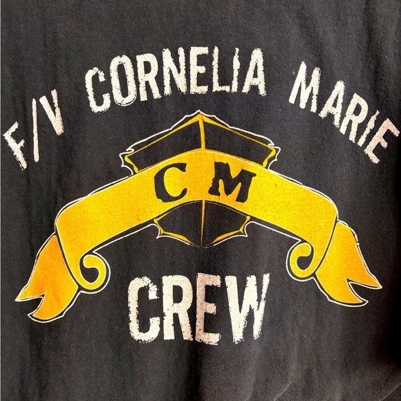 Deadliest Catch T-Shirt XL F/V Cornelia Marine Crew - Picture 1 of 5